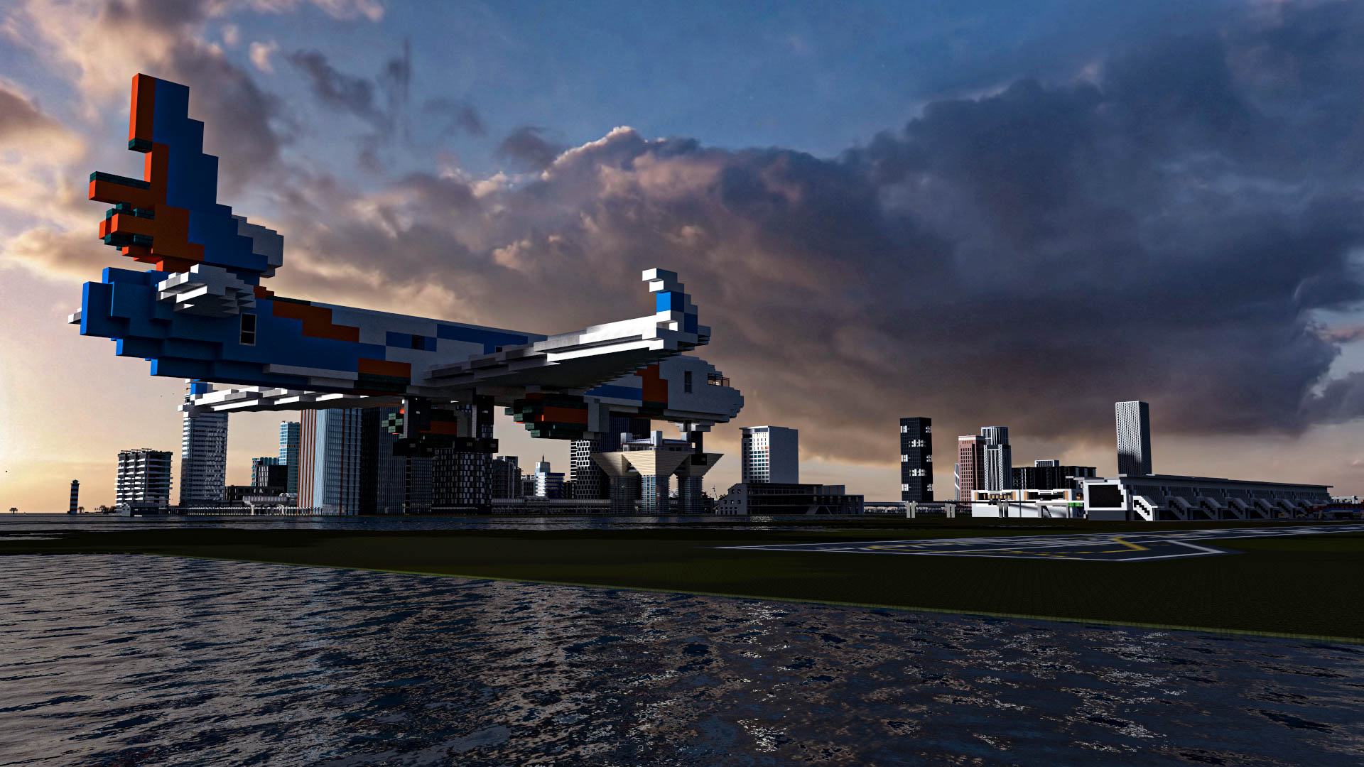 Fetarute Minecraft Minecraft建築コミュ即将降落在临湾机场landing At Lymwon Airport T Co 6hwjc1lfo9 Twitter