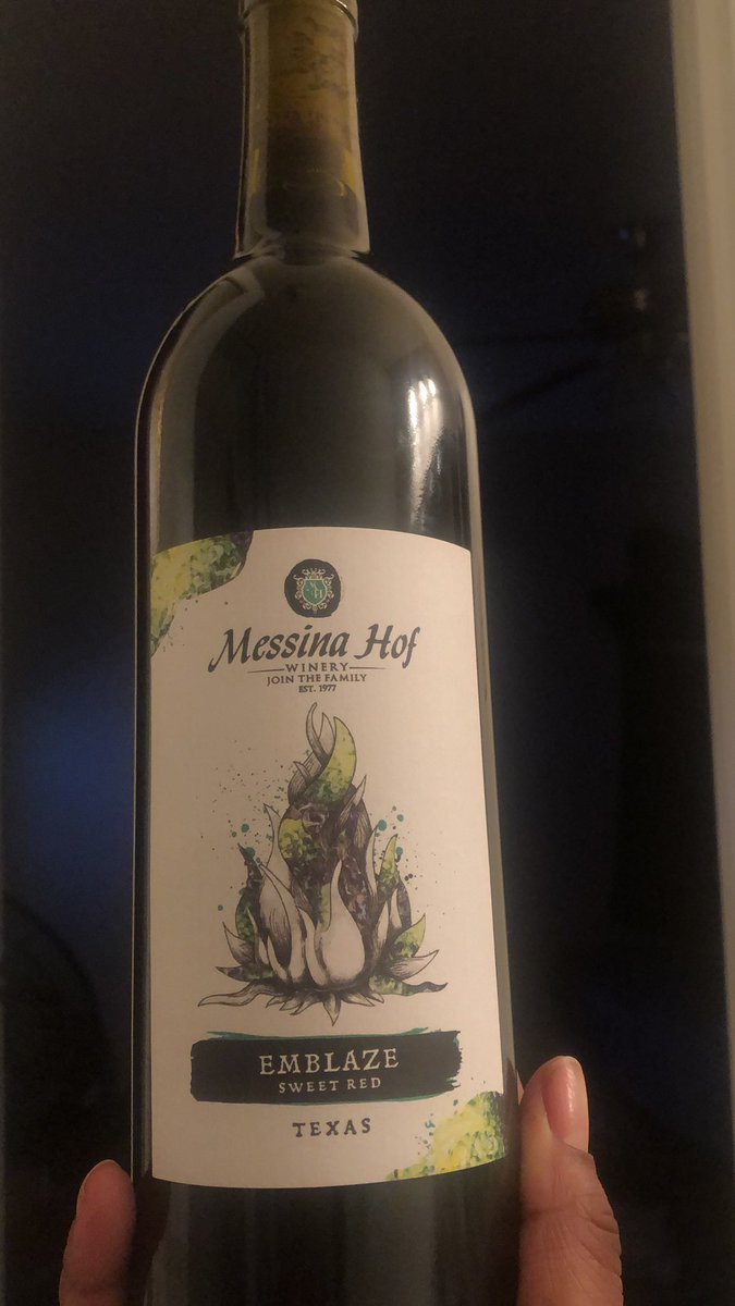 I’ve been wanting to try this since it was released. My man tried to sneaky and order it for Valentine’s Day but wouldn’t wait to give it to me lol.  my favorite brand @Messina_Hof  #emblaze #messinahof