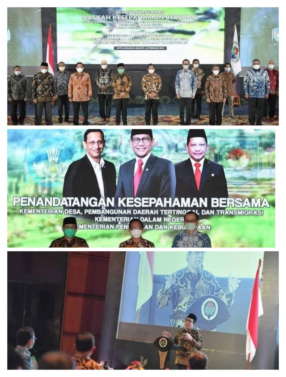 fadluneste's tweet photo. Penandatangan Kesepahaman Bersama antara Kemendes PDTT dengan Kemendagri dan Kemendikbud.
#DariDesaUntukIndonesia

@jokowi 
@halimiskandarnu 
@malik_haramain
@imansyukri
@taufikmadjid71
@yusradaridesa 
@azzameldzikrie 
@tppkemendes 
@KemenDesa
@BerandadesaID https://t.co/8dv4rJd64z