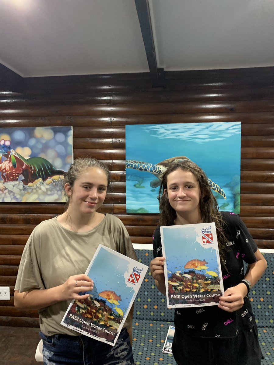 I get so excited seeing our girls step into something that has been passed down from my dad. He taught me how to dive from age 9 - now my girls are doing their padi open water 1 @coraldivers
