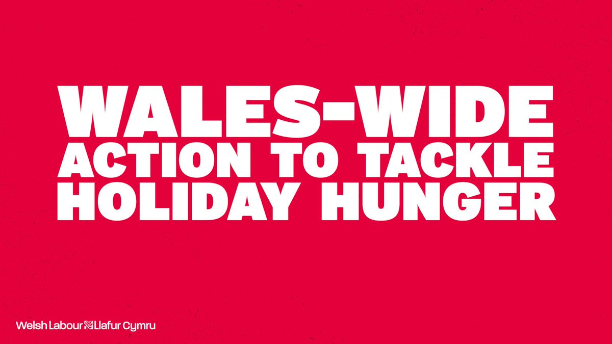 The <a href="/WelshLabour/">Welsh Labour</a> Government have introduced the only national, government-funded programme of tackling holiday hunger anywhere in the UK. Free school meals have been guaranteed for all eligible pupils in #Ogmore up to and including Easter 2022.