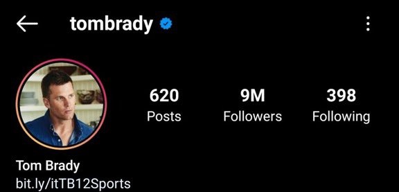 ThePalmerEra's tweet photo. Willian (Willian) has the same amount of followers as Tom Brady (NFL goat) but I'm supposed to believe NFL is bigger than Football 😭💀 https://t.co/RLWC90znL8