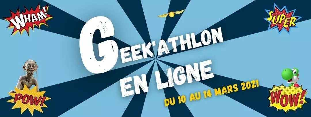 Situation exceptionnelle, GEEK'ATHLON exceptionnel !

Rdv sur la page du Geek'athlon pour en savoir plus !