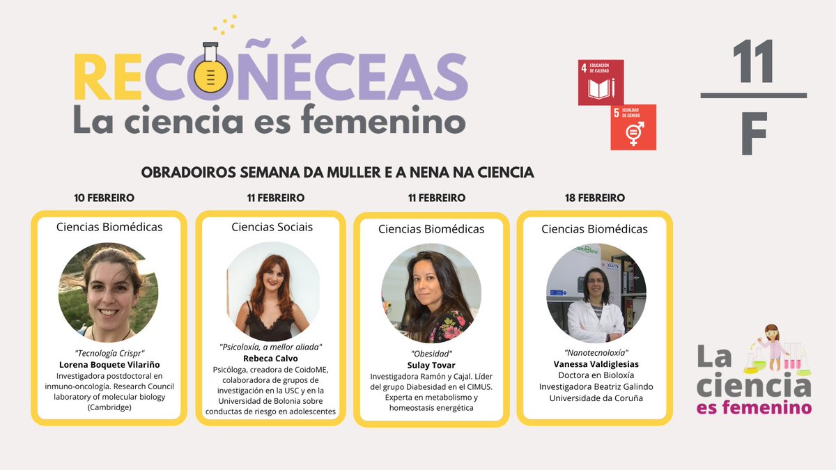 Hoxe tiven a terceira e última das miñas charlas para #recoñéceas, esta vez no IES Francisco Aguiar de Betanzos. Fixéronme grandes preguntas acerca de CRISPR, inmunoterapias e terapia xénica. Veñen pisando forte! 
<a href="/cienciaytu/">científicas</a> gracias por contar conmigo