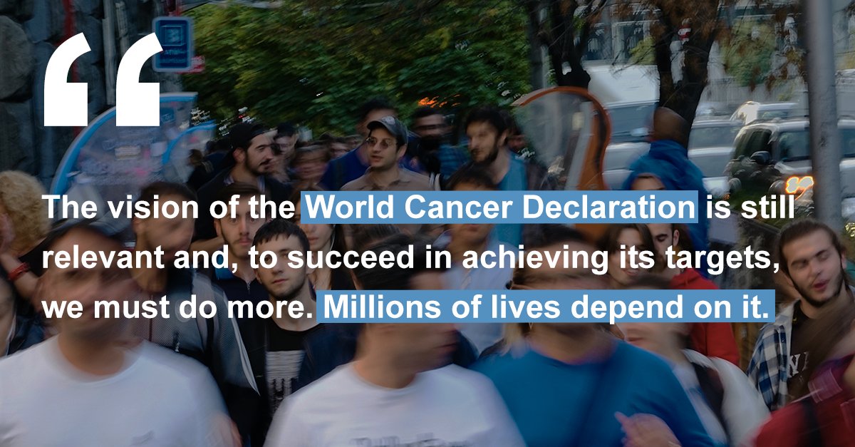 CCan_org's tweet photo. The #WorldCancerDeclaration called to:

🎯 Reduce the #global cancer burden
🎯 Promote greater #equity
🎯 Integrate #cancer control into the world

by 2025. 

See what progress has been made towards the targets in @TheLancetOncol’s latest journal article👉 https://t.co/HAjMoUGBYy https://t.co/8w0e5cP6sn