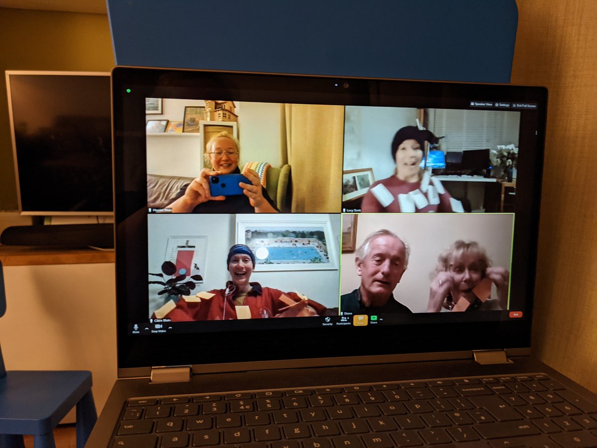 hove_west's tweet photo. I did my first @zoom_us @taskmaster with la famille last night. It was ridiculous, light-hearted, and everything we needed! https://t.co/VVGsL8o4H3
