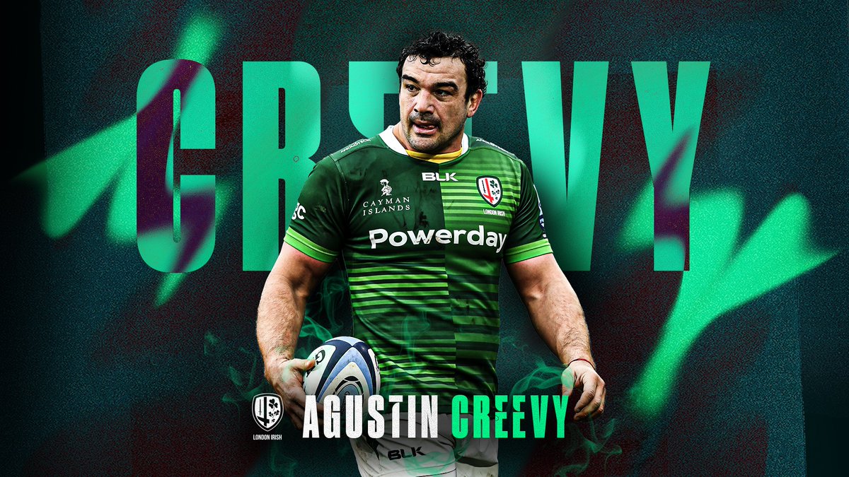 ✍️ | London Irish can confirm that <a href="/agustincreevy/">Agustin Creevy</a> has penned a new deal with the club.

Very excited to see more of Gus in green 👊 

Read more 👉 bit.ly/3rDqQPJ

#ExileNation