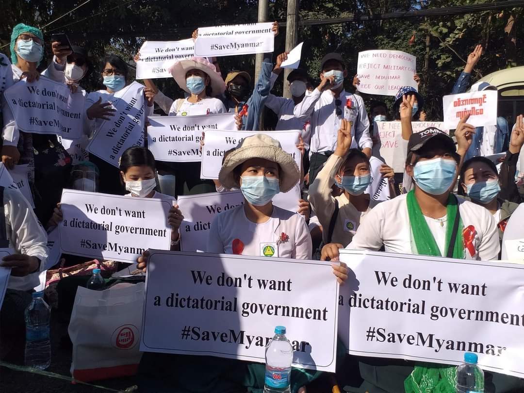 Today in Myanmar

Generation Z power is not joke!

#WhatsHappeningInMyanmar 
#Feb10Coup