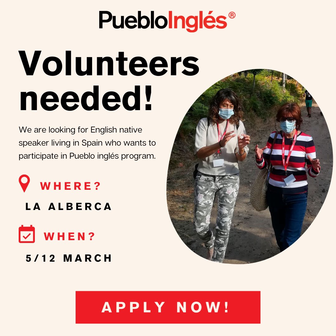 Pueblo Inglés on X: ⚠️ Pueblo Inglés is back and we are looking