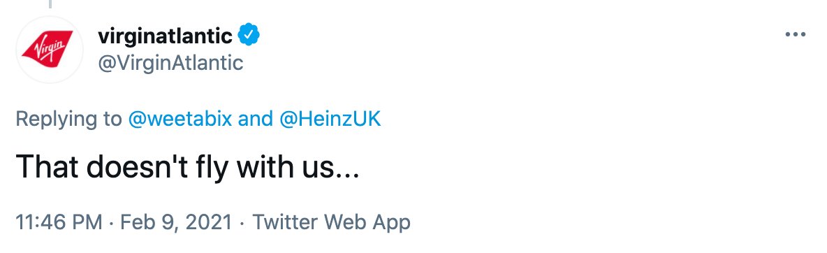 Virgin Atlantic...