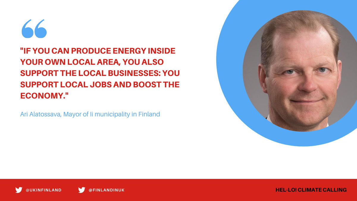 finlandinuk's tweet photo. ๐ง๐In our #HelloClimateCalling podcast: Mayor of @IinKunta @AlatossavaA shares how did the small municipality of Ii manage to achieve such significant results in reducing CO2 emissions.
Listen to the full episode here ๐https://t.co/cKPmzUWe72 https://t.co/YIqe1yjmCy