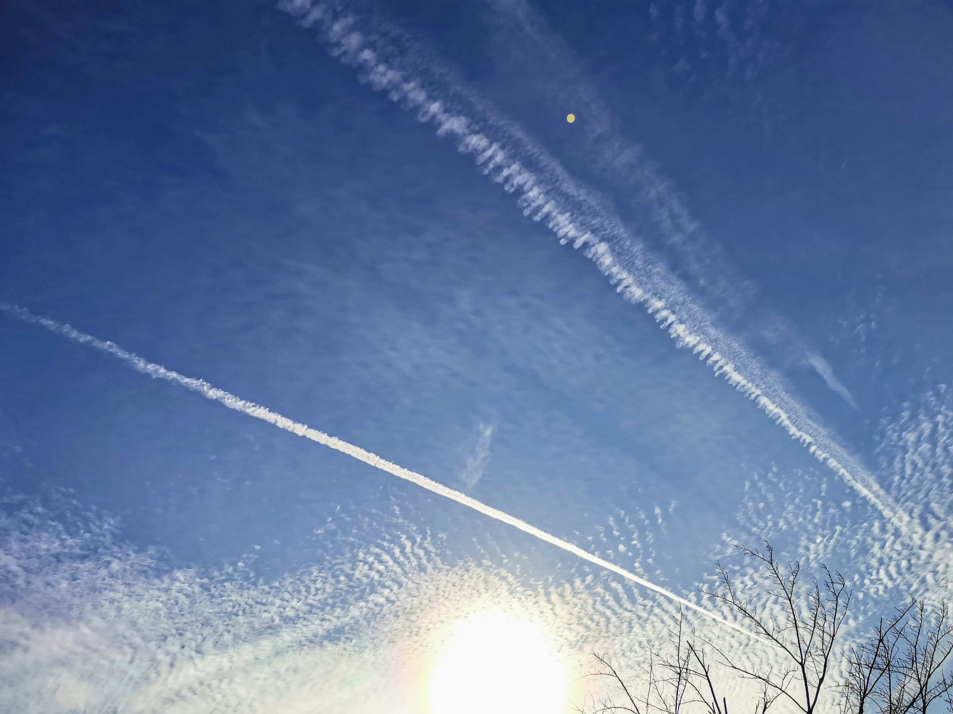 Marine Wni Jp 21 2 10 飛行機雲 がトレンド入り そうじゃない ケムトレイル だよ ちゃんと報道してください 何撒いてるの 花粉症 それとも コロナウイルス そろそろバレる 写真は 横浜 上空です 朝8 00から夕方まですごかった