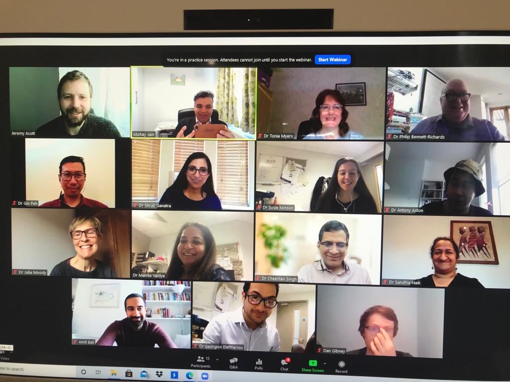 PaedsCourses_RL's tweet photo. Faculty all raring to go for our latest ‘Paediatric Update for GPs &amp; Primary Care’ virtual study day! https://t.co/Qn71BSQitE