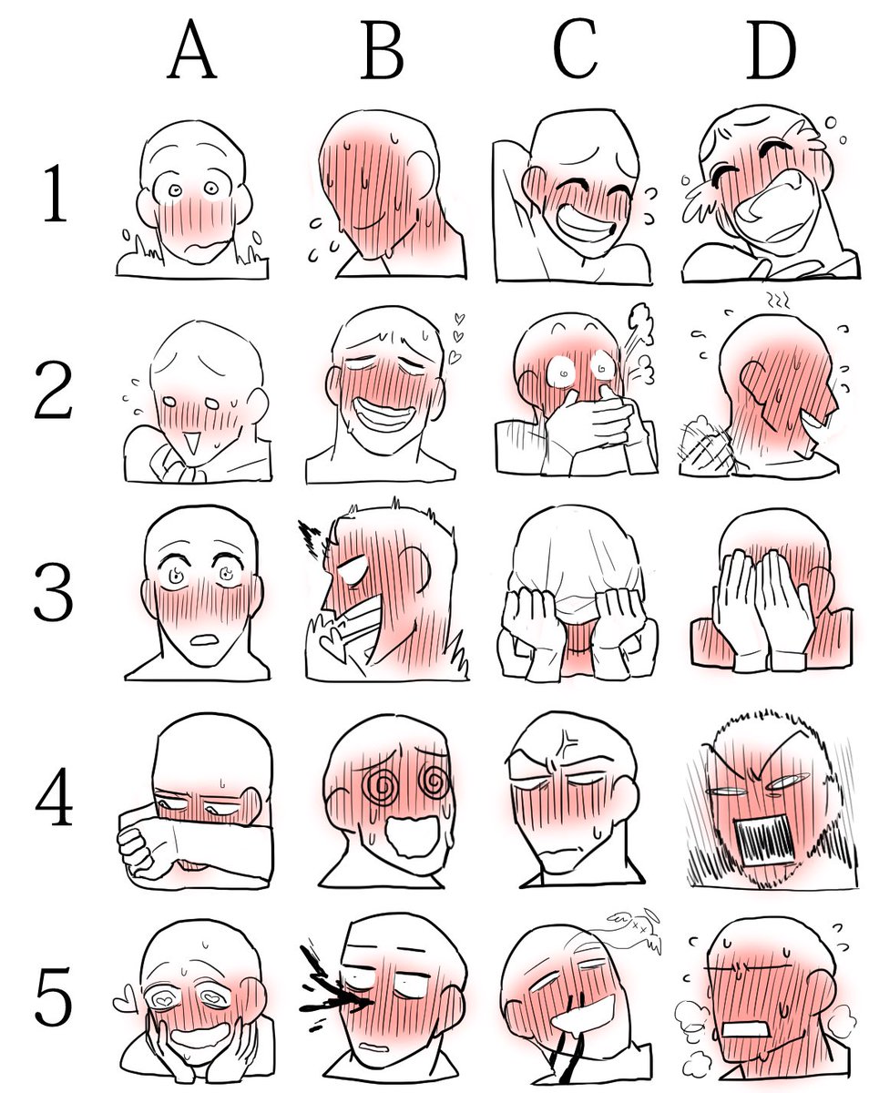 call out an expression+one of the Barrowdale bbs and I'll draw them ? template by deeppinkman on tumblr 

my characters R->L: Biscotti, Basil, Miso, Tonkotsu, Xiao Long Bao 