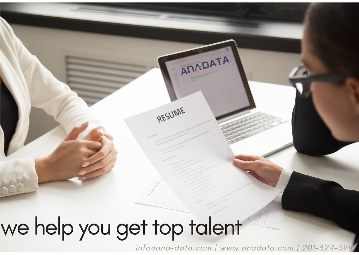 AnadataCanada's tweet photo. From identifying prospective candidates, to selling your vision and securing your new hire, we do it all for you.

#IT #softwaredevelopmentcompany #recruitmentagency #anadata #newstaffing #hiringnow #joinus #contractjobs #permanentjobs https://t.co/1HC2Pd49Xp