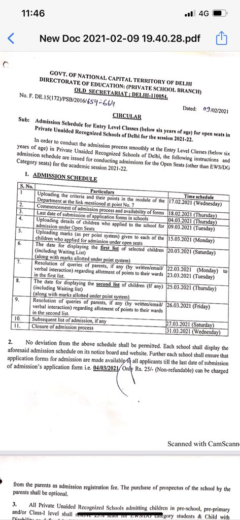 Manish Sisodia Nursery Admission Schedule Announced By The Delhi Govt Best Wishes For All The Parents And Kids