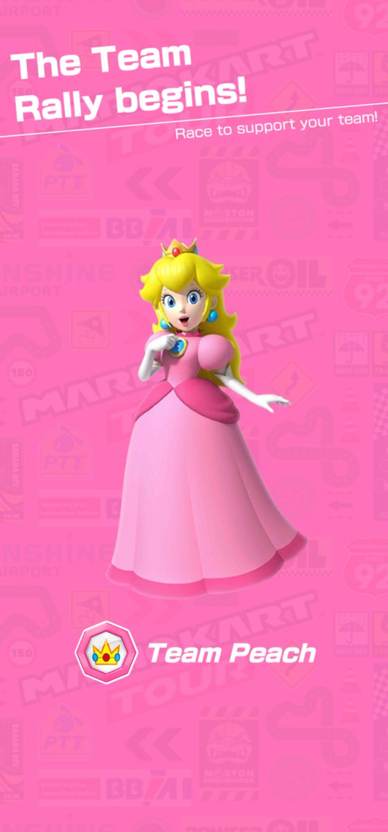 PeachNintendo64's tweet photo. 🌸💗🌸Peach team let's go! 🌸💗🌸💗 #princesspeach #MarioKartTour #peachteam #Nintendo https://t.co/AlXLEkH2md