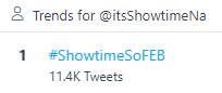 ViceGandaorg's tweet photo. itsShowtimeNa: Trending #1 TOP SPOT NATIONWIDE ang OHT for today na #ShowtimeSoFeb! Thank you so much sa POWER TWEETS, Madlang People! https://t.co/Wv1AyygmaA