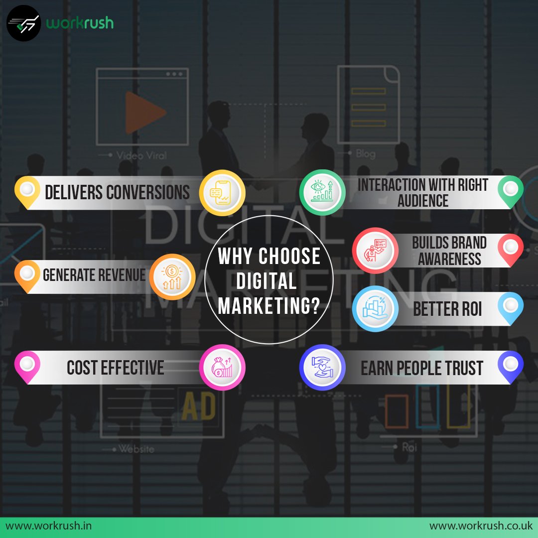 Workrush_'s tweet photo. Digital marketing is the best way to know your audience in real-time and allow them to know your brand personally to create brand loyalty. So go digital today only with Workrush.
For more details DM us now.
.
.
#workrush #DigitalMarketing #contactus #costeffective #marketing https://t.co/Fa0qPlP1ST