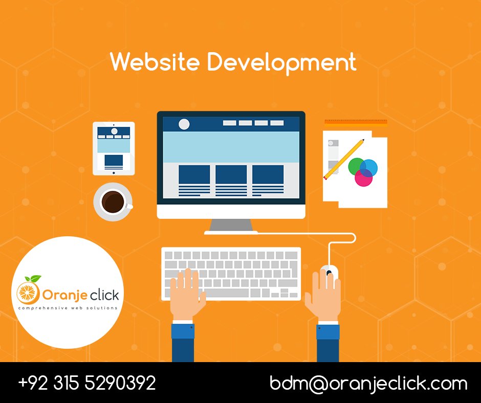 If you are running a business, you surely need a #website to boost your #incomes. OranjeClick is with you from creating the unique #design to #developing the #website.
Get in touch with us:
Website: lnkd.in/djDCPFe
Fiverr: bit.ly/2FQamBs
WhatsApp: +923155290392
