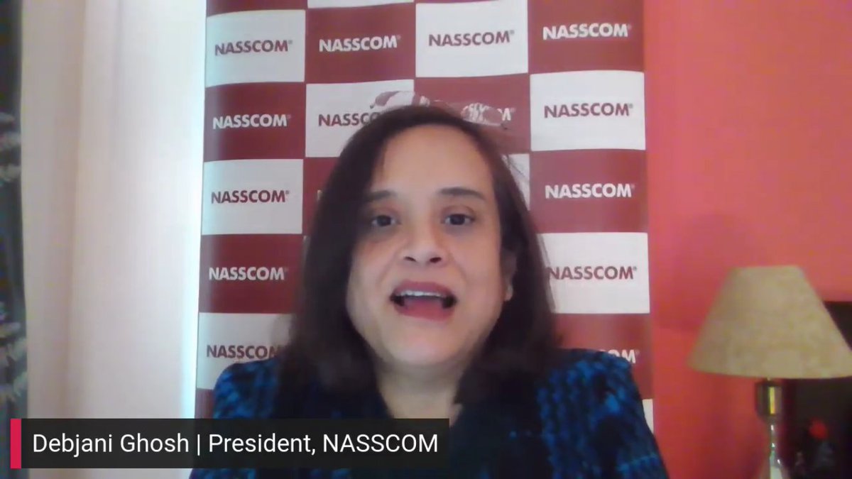 nasscomfdn's tweet photo. We welcome @debjani_ghosh_ President @nasscom as she inaugurates #TechForGood eSeries with her insightful views "If there was one silver lining to 2020, it was the power of science &amp; technology that finally got recognized for its ability to solve some of the biggest problems". https://t.co/6mot1cXqf9