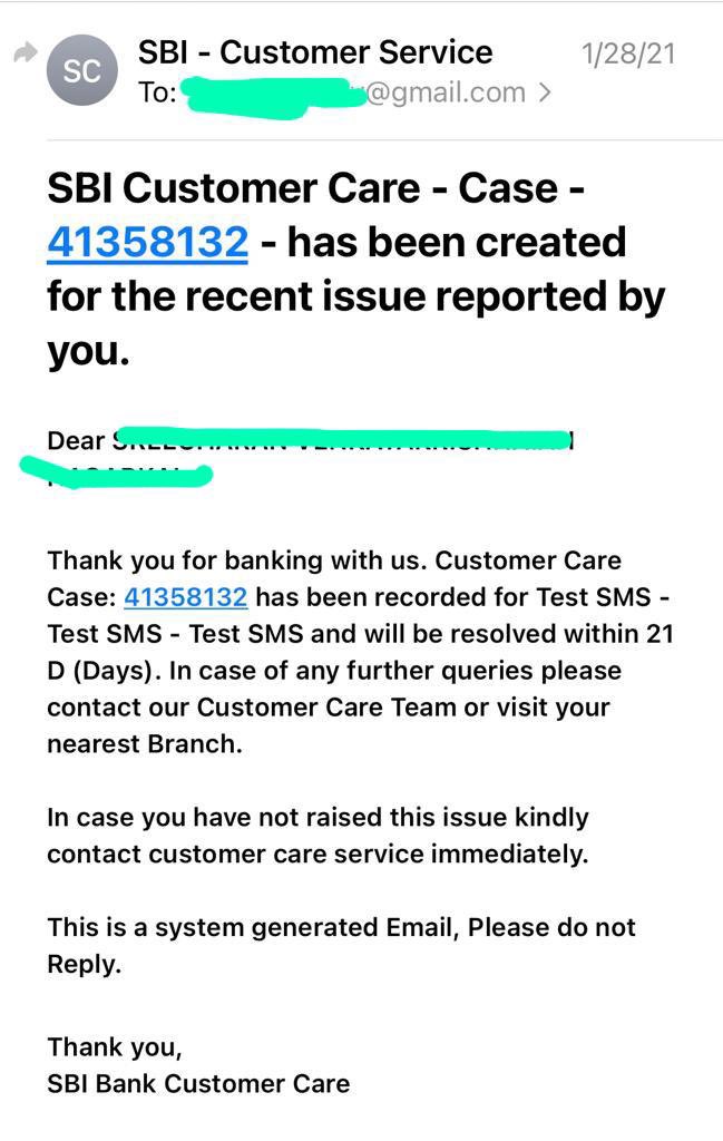 sreecharannv's tweet photo. @TheOfficialSBI, despite repeated complains am not receiving OTP and is your service level of resolving your customer complains is 21days. Are you serious. Do you understand the seriousness of ppl not having access to their money during pandemic. Need an answer . https://t.co/2Z79iW74CV