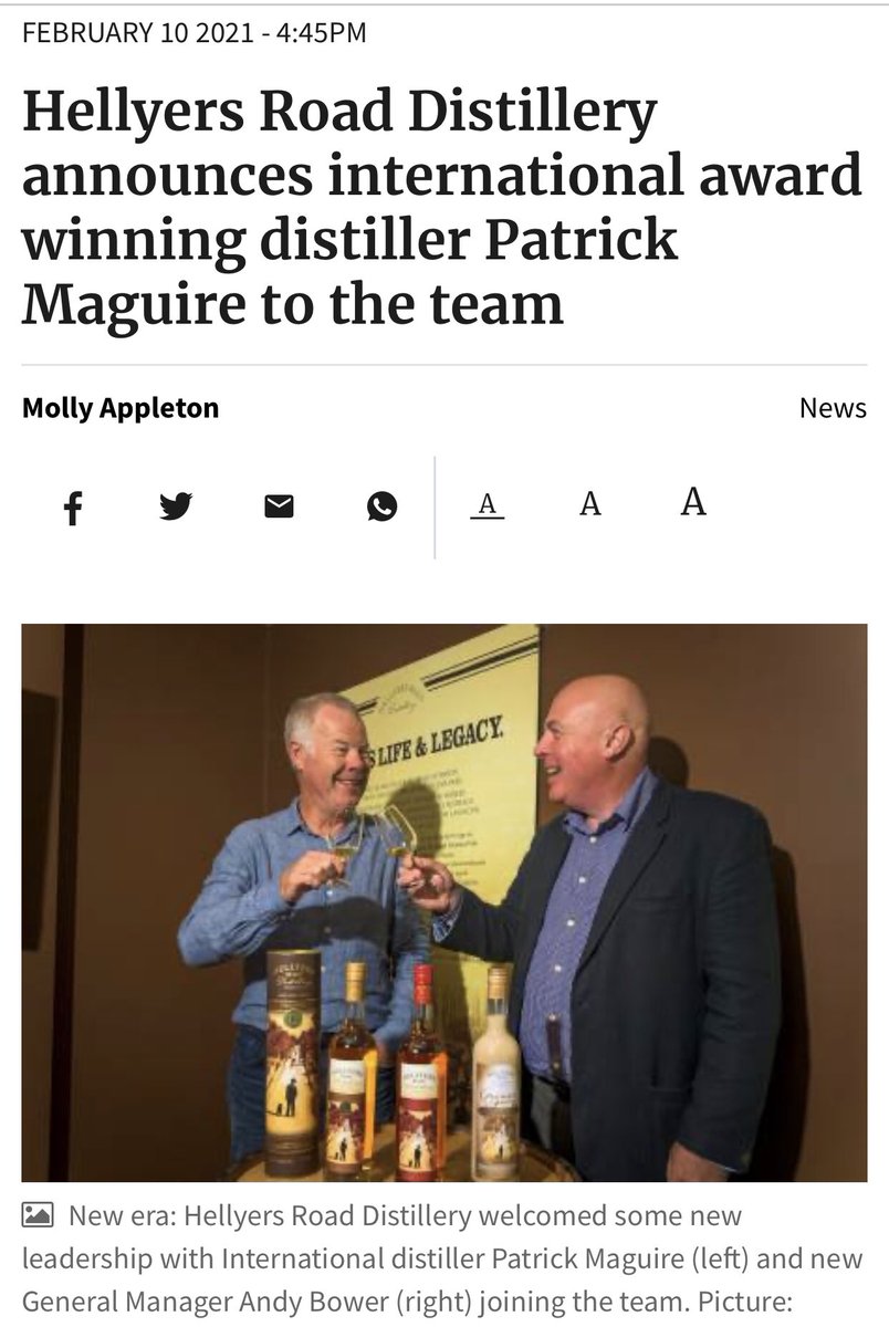 lesleyf's tweet image. #whisky #HellyersRoad #singlemalt #tasmania