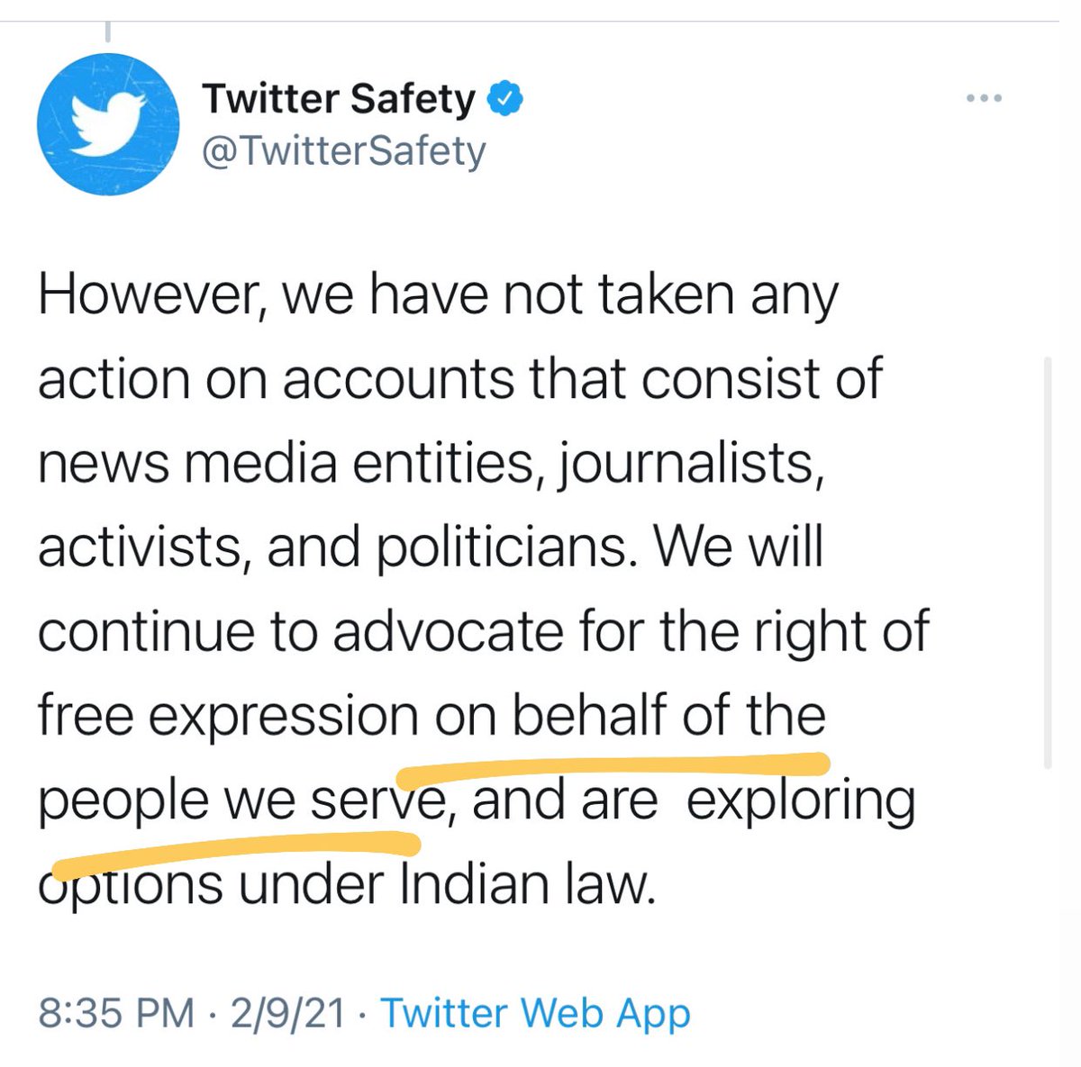 Cernovich's tweet photo. Twitter is being used to coordinate violence in India. For some reason Twitter finds this acceptable, as they ban 🇺🇸 accounts for merely discussing ideas.

My hope is PM Modi opens a criminal investigation into Twitter for insurrection and to find out who they “serve.” https://t.co/Vj3HqE7Vav
