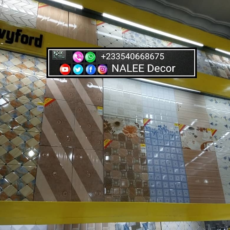 naleedecor's tweet photo. Restocked! These and over 300 #walltiles #designs to choose from. Kindly visit any of our shops, call or WhatsApp +233540668675 for your #wholesale and #retail purchases. Services are nationwide
#buildinginghana #tiles #qualitytiles #tiledecor #whitetiles #bathtiles #facial #wall https://t.co/sHy1999fJP