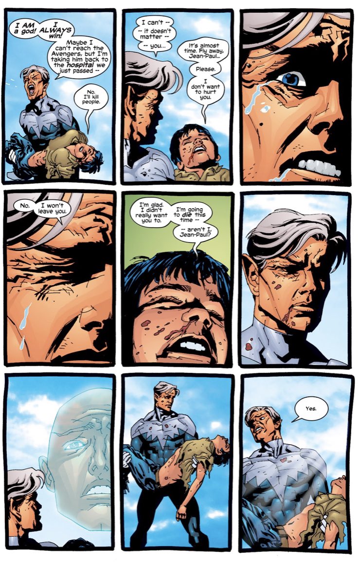Jean-Paul’s membership to the X-Men roster wouldn’t solidify until asked to join Xavier's school as a business professor, accepting the offer after a young mutant with unstable powers died in his arms.