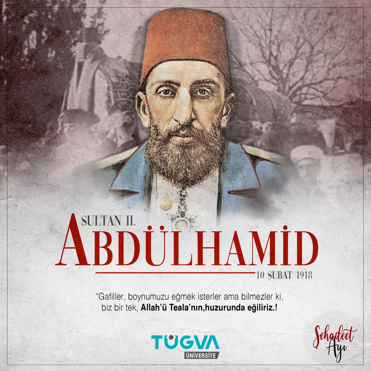 Zeka,
Liderlik,
İman...

Bu dünyadan bir Sultan #AbdulhamidHan geçti...

Rahmet, minnet ve saygıyla yâd ediyoruz.