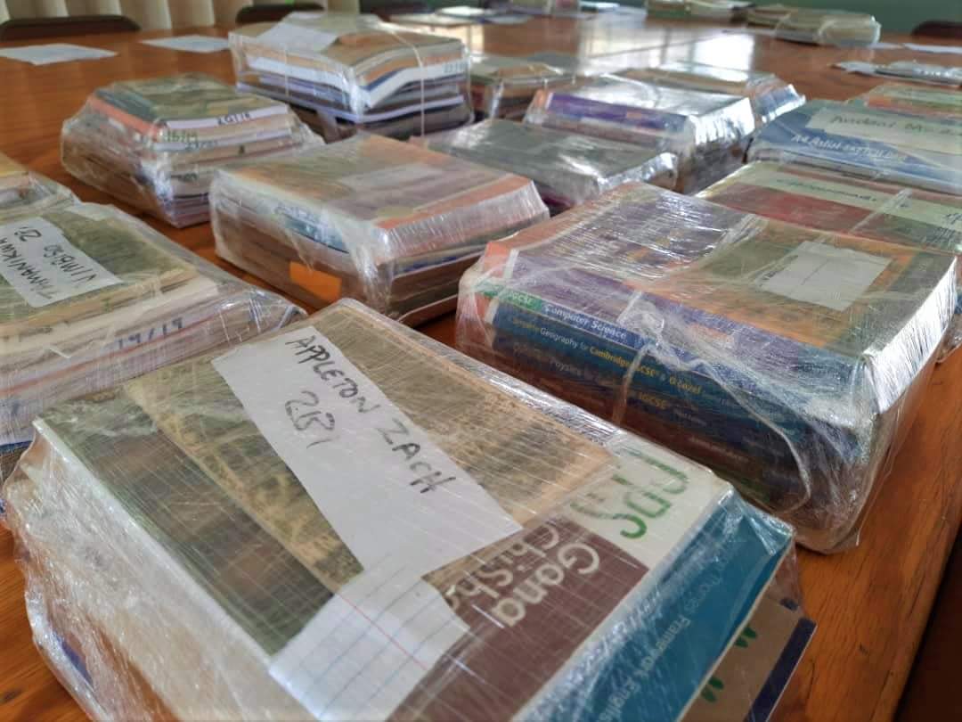 LomagundiColleg's tweet photo. We've been distributing book packs to our students for a couple of weeks. We also couriered books to our students outside the country. For this we would like to thank all our staff for the hard work. #Educationmatters #Positivity #keepgrinding #Tabatana https://t.co/TItjC0XrN9