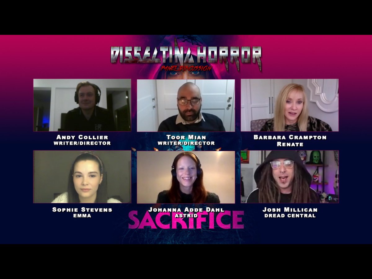 jee00's tweet photo. @HIFilmFest @DreadPresents @epic_pictures #PaulKane #AndyCollier #ToorMian @MovieSacrifice #Sacrifice @barbaracrampton @sophieelstevens #LudovicHughes @xsalikontrix #TurnDownTheLightsTuesday #WFHTheater #StreamingNow https://t.co/wIzrs3Ta0N
