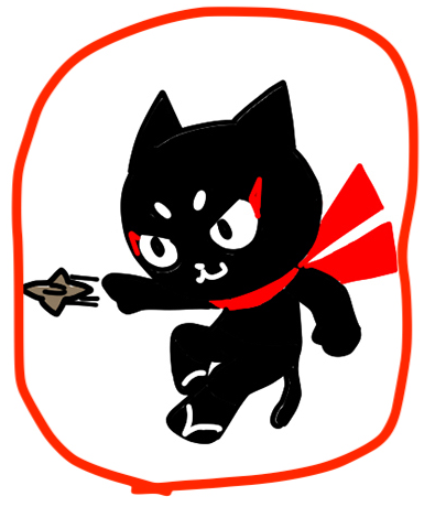 Kotaro キャラクターは黒猫忍者 キャラを構成中です T Co Dvwlbczimm Twitter