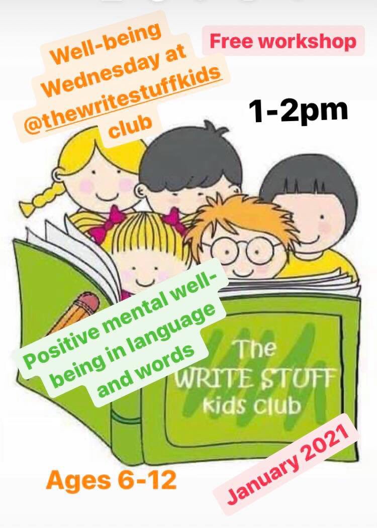 WSKidsClub's tweet photo. Today is our last #wellbeing Wednesday for a while. Log in at 1pm for another #wordingfun filled with positivity. See you all then. #wellness #wellbeing #creativity https://t.co/GEGTBtLplN