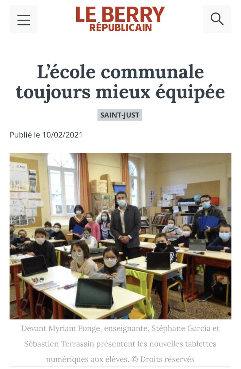 StephGStjust's tweet photo. L’école rurale connectée https://t.co/ZtzMfGjQpk
