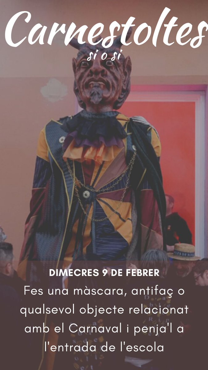 Visca el Carnaval!!! Clica i mira!! ⬇️⬇️⬇️🥳🥸
#Ripollet #Carnaval