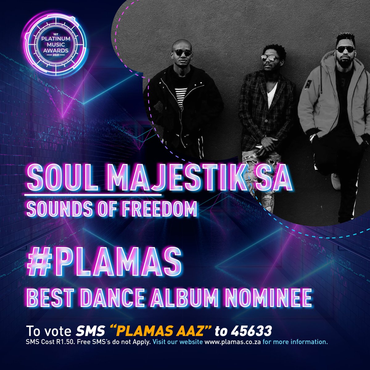 platinum_awards's tweet photo. The #Plamas Nominees for Best Dance Album are:
Soul Majistik SA | PLAMAS AAZ
Suicy de Beats | PLAMAS ABA
Tsa Peejay | PLAMAS ABC
Abdul Horus | PLAMAS ABD
Voting Lines: 45633
#RoadToPlamas #NomineesAnnouncement #BestDanceAlbum https://t.co/JpdNlbf0j2