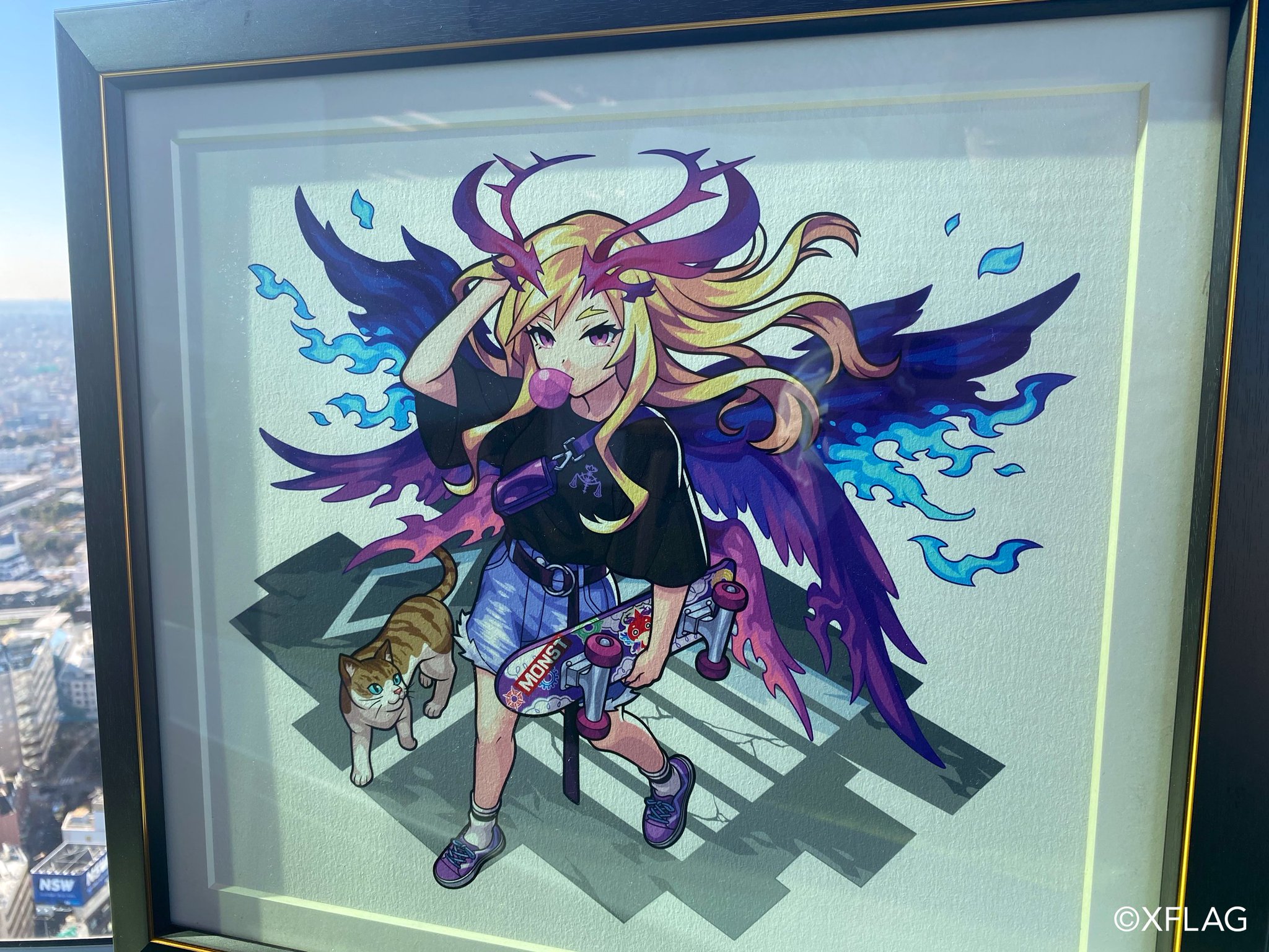 モンスト ルシファー 高精細複製イラスト winter ver. - キャラクター モンスト ルシファー 高精細複製イラスト winter ver. - キャラクター