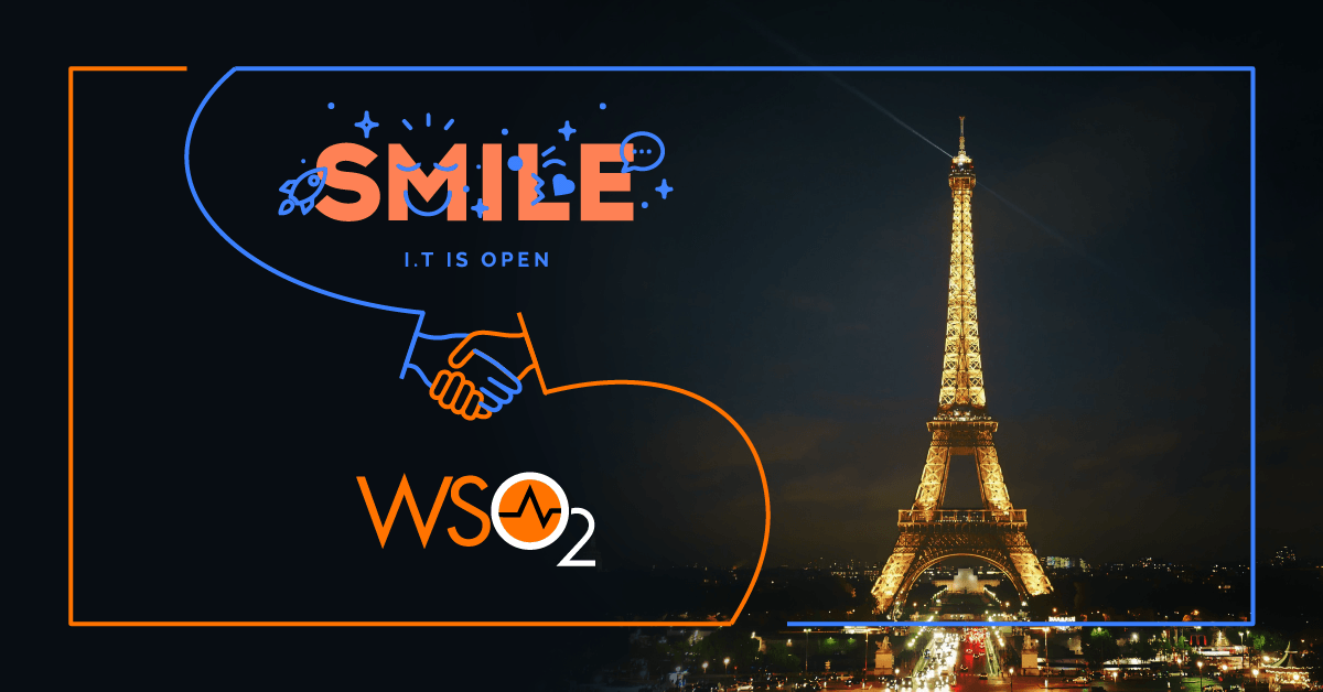 Nous sommes ravis de vous annoncer que SMILE est désormais le distributeur exclusif des produits WSO2 en France! Nous souhaitons apporter des solutions open-source tournées vers les API adaptées aux enjeux business et digitaux de nos clients.
📰  bit.ly/3oYwoCx