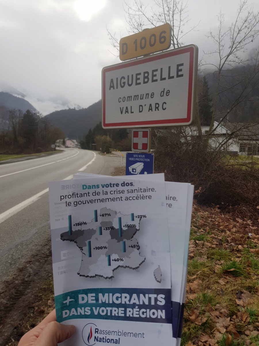 B_Bernard73's tweet photo. Boitage sur le canton de St Pierre d'Albigny : Argentine (tract #RejoignezNous).
Ainsi qu'#Aiton et #Aiguebelle avec notre nouveau tract concernant le plan Darmanin-Schiappa sur la répartition des migrants dans nos territoires (+45% en #AURA)
#Savoie https://t.co/S2N7zj2QHG