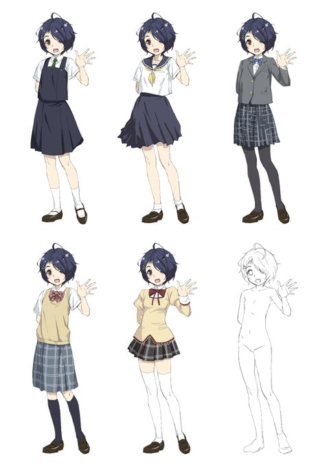 アイちゃん制服コレクション。
#ワンダーエッグ・プライオリティ
#ワンエグ 