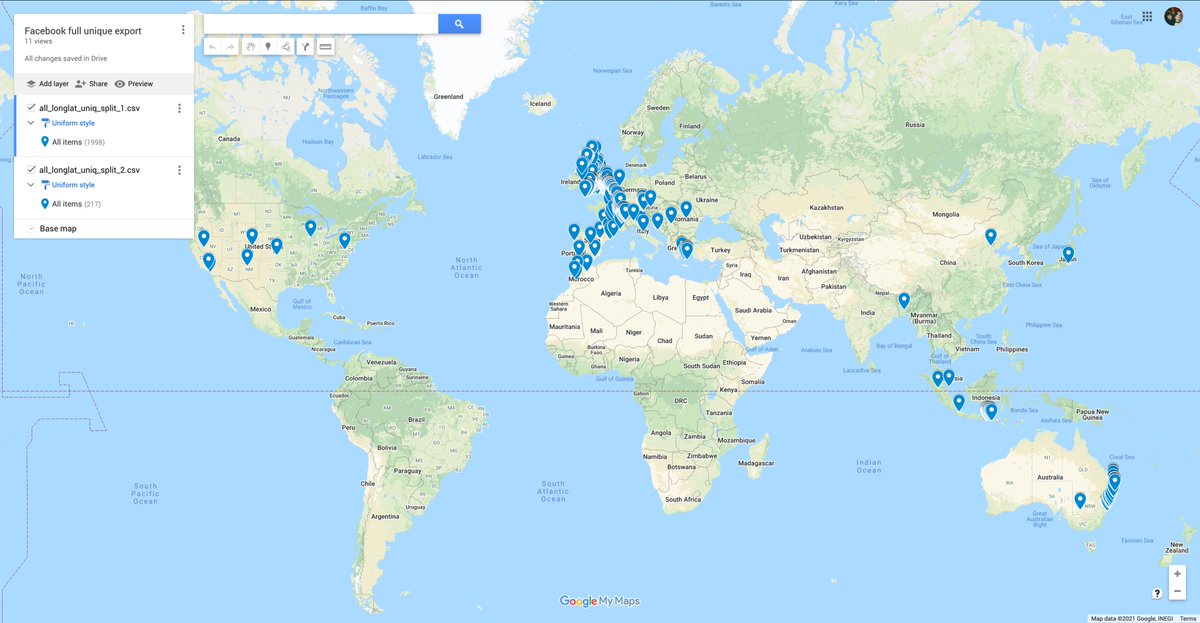 12,439 logged IP addresses  and 8,238 logged coordinates Taking out the dupes, that’s a scary total of 2,217 unique locations what’s doubly concerning is…2/