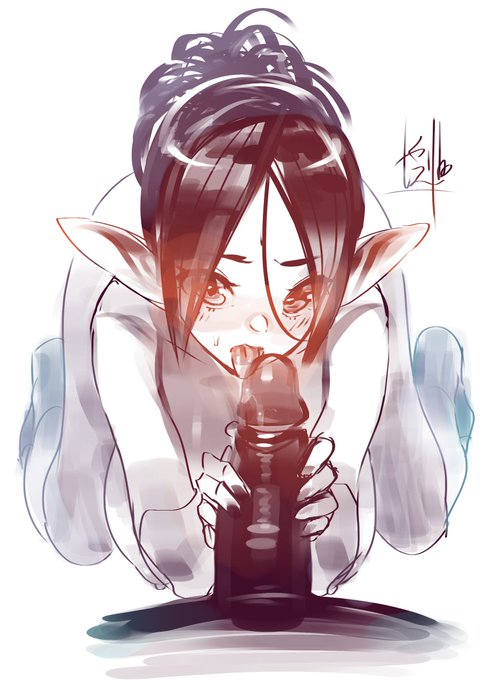 ラクガキぺろぺろエルフ(`、3_ヽ)_ 