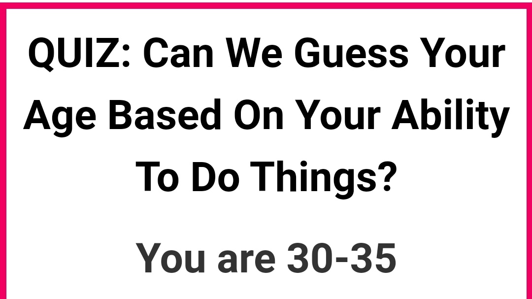 Does this mean im old?