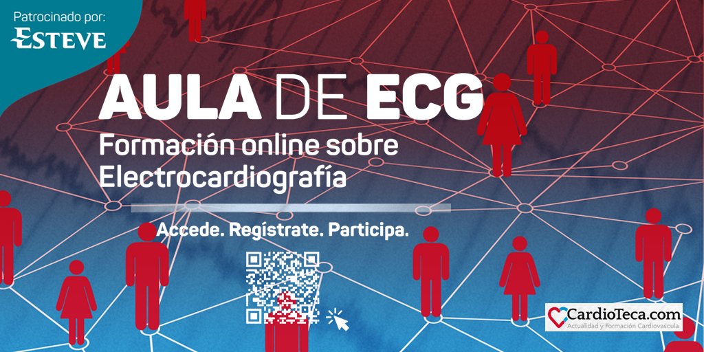 ESTEVE_ESP's tweet photo. #ESTEVE colabora con Aula ECG de @cardioteca ➡ espacio destinado a profesionales de #AtenciónPrimaria, así como de #cardiología🩸; #ECGCardioTeca con más de 400 electros en su biblioteca que se resuelven de manera semanal. Adéntrate en esta plataforma👉 https://t.co/RFnKKDh3gB https://t.co/zL3zjLRGpW