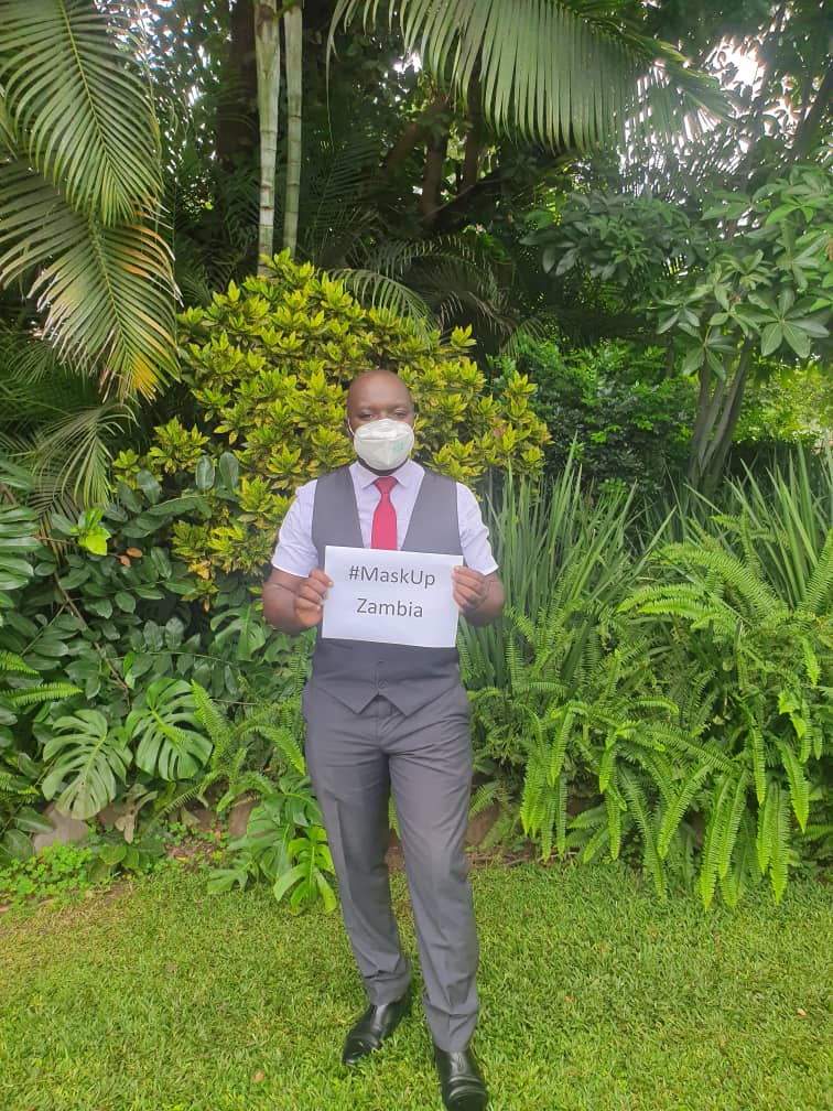 We all joined the #MaskupZambia campaign! Wearing a mask correctly at all times &amp; keeping a safe distance does so much in the fight against #COVID19. 
Let's all #maskup to keep ourselves &amp; our loved ones safe and be #StrongerTogether ! <a href="/unicefzambia/">UNICEF Zambia</a>