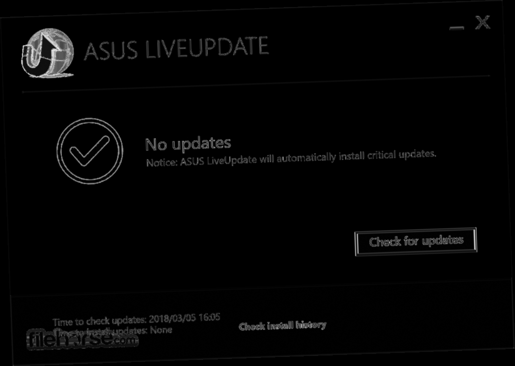 asus live update no updates asus live update no updates