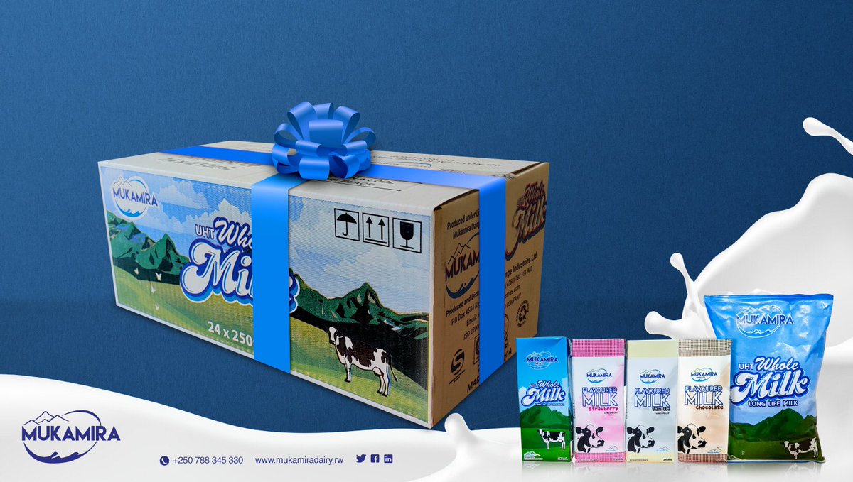 MukamiraMilk's tweet image. Don&apos;t you just love new stuff? Presenting to you our new colourful outer carton box packaging. Pick up a carton from a shop near you. #RefreshedLook