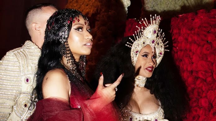 I was mortified," said Nicki. Seemingly talking directly to Cardi B, she said: "You're angry and you're sad. This is not funny and this is not about attacking. "This is about getting this woman some help."